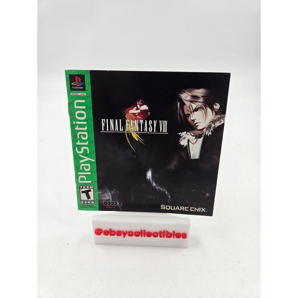 Final Fantasy VIII PS1 Greatest Hits Manual Only Sony PlayStation Square Enix
